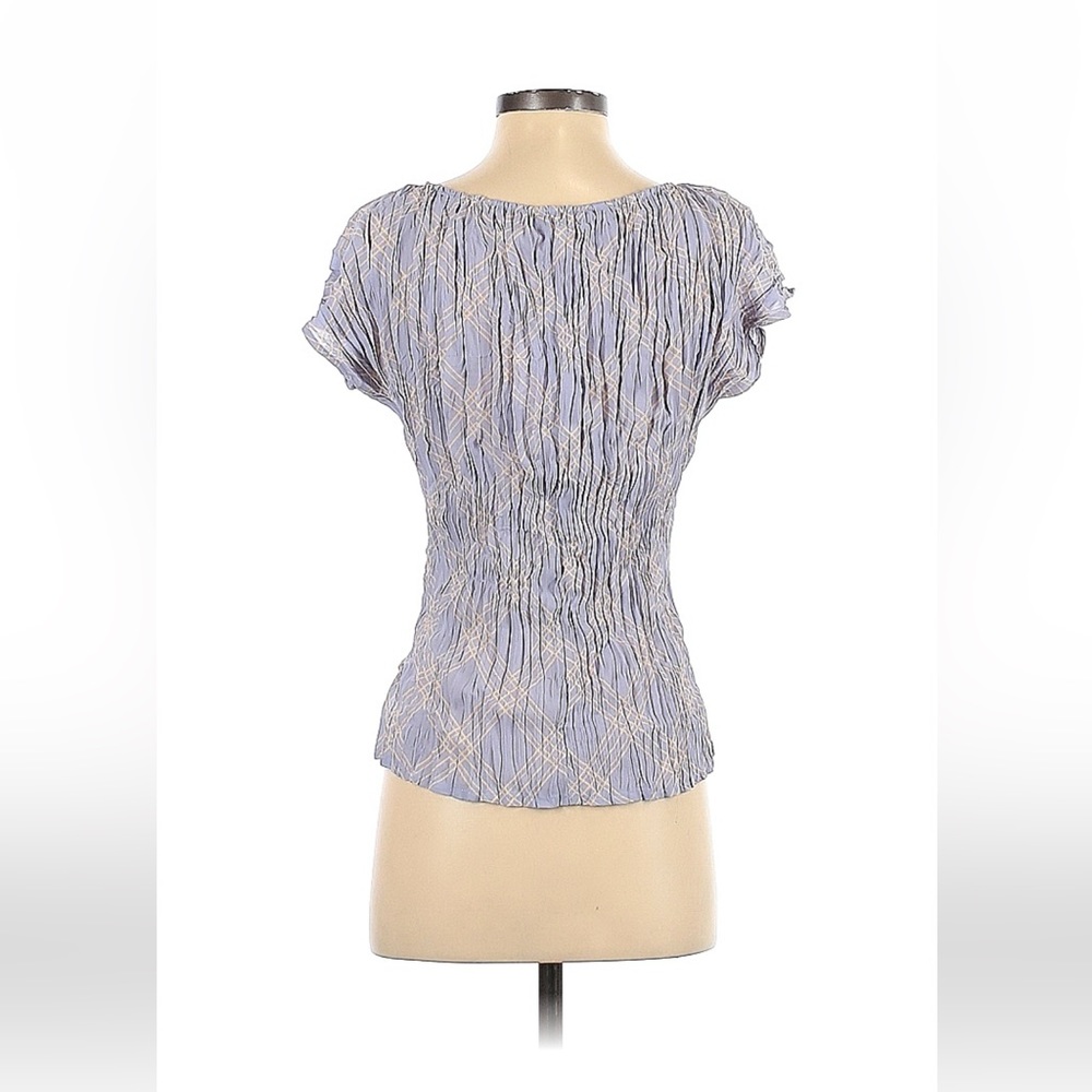 Ines de la Fressange for Uniqlo Short Sleeve Blouse NWT - Picture 2 of 6